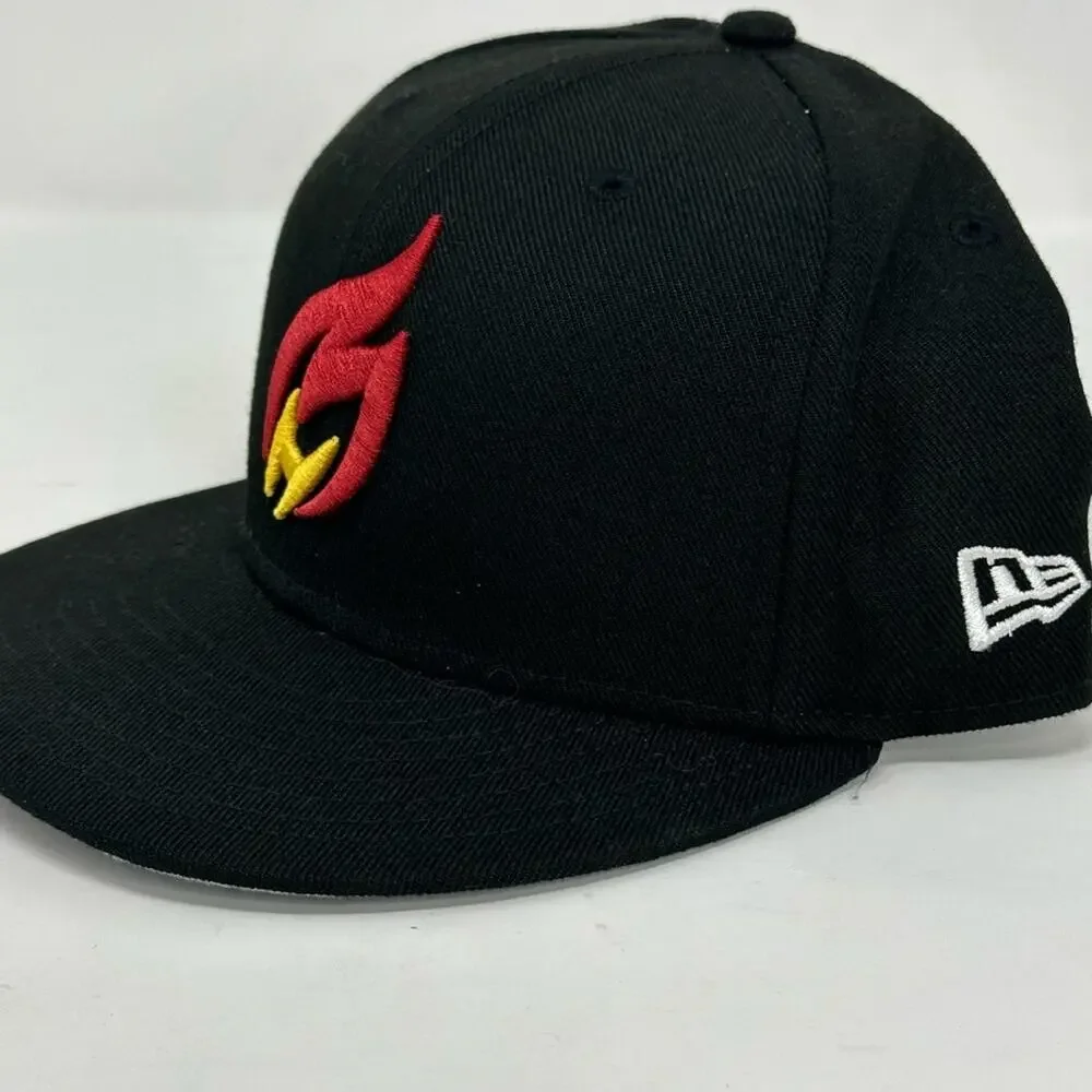 New Era Miami Heat Adjustable Ball Cap- BLACK